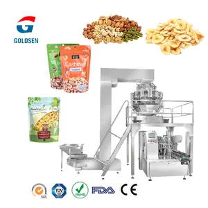 dryed fruits filling and sealing machine Dry Fruit Nuts Snack Chips Food Doypack Premade Zipper Pouch Packing Machine