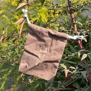 Small Organic Cotton <b>Drawstring</b> <b>Bag</b> Custom Soft Dust <b>Bag</b> for Watch and Jewelry Free Sample Available - Product Image 4
