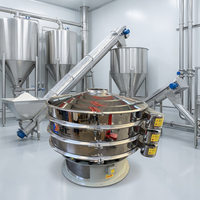 Tamis vibrant pour farine de blé avec moteur pour le traitement des aliments, élimination des impuretés et criblage