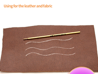 Marqueur en tissu argenté, pour recharge d'encre, Textile, stylo de marquage Patchwork, pince pour vêtements, vente en gros, 5 pièces