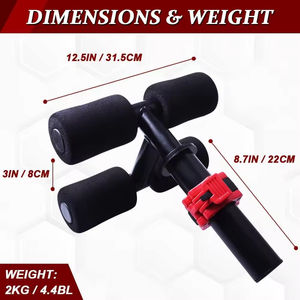 Macchina per polpaccio professionale ginocchia sopra le dita dei piedi attrezzature per l'allenamento della forza stinco caviglie polpacci misura 1 e 2 piastra di peso - Product Image 5