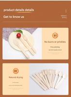 Juego de Cubiertos Desechables de Madera Personalizados, Tenedor, Cuchillo, Cuchara, Servilleta, Ecológicos, Biodegradables, Aptos para Alimentos, para Fiestas y Campamentos