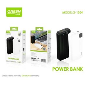 Cargador portátil Greenlyca Power Bank 20000Mah para dispositivos móviles - Product Image 3
