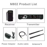 Sistem Monitor In-ear Nirkabel UHF Stereo Profesional XTUGA Harga Pabrik M80 dengan Mikrofon Headset dan Konektor XLR Metal