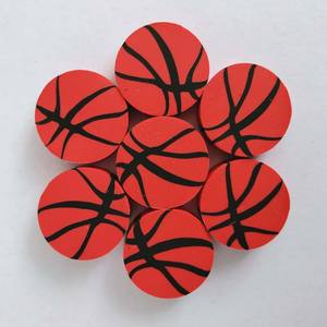 Soododo Multi-Color Geëxtrudeerde Rubberen Potloodgum Schattig Cartoon Voetbal Basketbal Studenten Kindercadeau Uit China - Product Image 2