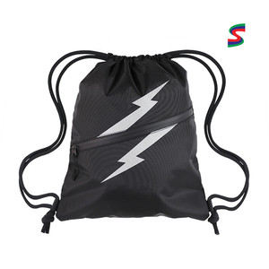 Drawstring Sports Gym Bag for Women Men Waterproof Draw String Sport Backpack Simple Basketball Schoolbag <b>foldable</b> lightweight - Product Image 1