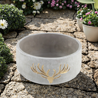 Source Usine En Plein Air Ciment Fleur Planteur pour Succulent Bonsaï Maison Jardin Affichage Personnalisé logo