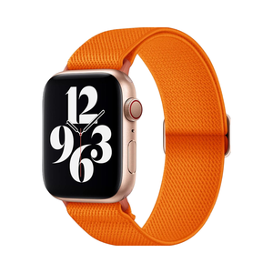 Correas <span class=keywords><strong>de</strong></span> reloj <span class=keywords><strong>de</strong></span> nailon elásticas compatibles con Apple Watch Ultra SE Series 9/8/7/6/5/4/3/2/1 correas trenzadas ajustables para IWatch - Product Image 1