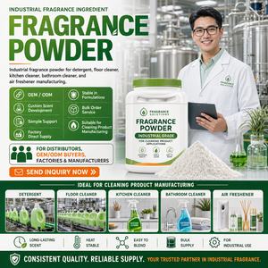 Polvo de Fragancia Industrial para Productos Plásticos, Aditivo Aromático Resistente al Calor para Aplicaciones de Moldeo por Inyección y Extrusión - Product Image 1