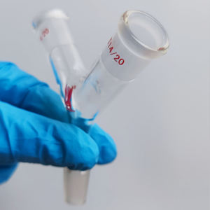 CS Labglass透明高温抵抗実験用ガラス製品ホウケイ酸ガラスY字型<span class=keywords><strong>3</strong></span>ウェイ蒸留OEM - Product Image 5