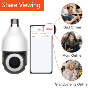 Cámara Bombilla Panorámica 360° Impermeable Tuya, WiFi Inalámbrica, Seguridad Inteligente para el Hogar, Cámara <span class=keywords><strong>IP</strong></span> CCTV, Video a Color, Monitor para Mascotas con Audio Bidireccional - Product Image 2