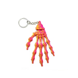 Porte-clés fantaisie en forme de main articulée imprimée en 3D - Breloque de sac en forme de main - Product Image 5