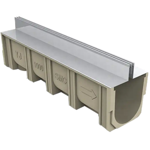 Ngoài trời rãnh rãnh rãnh mưa máng xối hình chữ U Polymer bê tông thoát nước kênh khuôn - Product Image 2