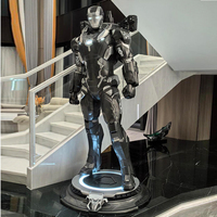 Escultura de Resina de Iron Man de Marvel Avengers a Tamaño Real 1:1, MK7 MK45 MK50 MK85 con Luz LED, Dibujos Animados