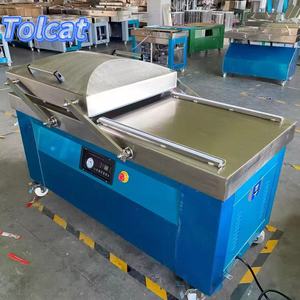 <span class=keywords><strong>Machine</strong></span> d'emballage <span class=keywords><strong>sous</strong></span> <span class=keywords><strong>vide</strong></span> automatique à double chambre verticale pour aliments - Product Image 2
