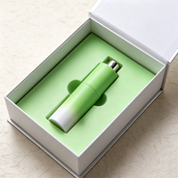 Flacon pulvérisateur de parfum de luxe rond en aluminium, rechargeable, vide, de poche, 5 ml, 10 ml, pour emballage