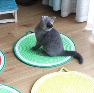 New-Arrival cat's <span class=keywords><strong>Nest</strong></span> Mat <span class=keywords><strong>Pet</strong></span> phần còn lại <span class=keywords><strong>Pad</strong></span> thoải mái đầy mèo nghỉ ngơi tại chỗ dệt Mat tuyệt vời cho trầy xước và ấm cúng - Product Image 2