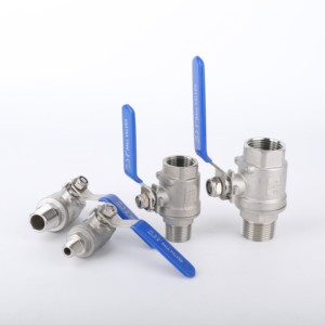304 Stainless Steel 2PC Female Thread <strong>Ball</strong> <strong>Valve</strong> PT Full Port <strong>Ball</strong> <strong>Valve</strong> - Product Image 1