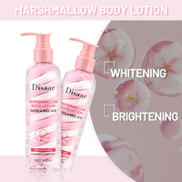 Loción Corporal Blanqueadora e Iluminadora con Ácido Kójico y Fragancia Encantadora de Sakura, Crema Nutritiva y Suavizante para la Piel, Rebranding OEM/ODM