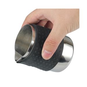 Manchon en silicone, bec anti-goutte, pichet à mousse de lait en acier inoxydable 350 ml/600 ml - Product Image 2