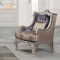 Chaise de trône en bois de luxe à double décoration de princesse pour banquet de mariage, fête, hôtel, événement