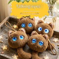 Robot intelligent en peluche éducatif en coton PP doux pour filles, avec réseau Wi-Fi 4G, IA pour l'accompagnement émotionnel, la guérison et le plaisir