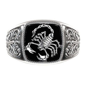 Anello Vintage in Cristallo di Alta Gioielleria, Anello della Promessa Stile <span class=keywords><strong>Il</strong></span> <span class=keywords><strong>Signore</strong></span> <span class=keywords><strong>degli</strong></span> <span class=keywords><strong>Anelli</strong></span> per Uomo - Product Image 4