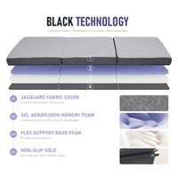 Colchón Plegable Personalizado para RV, Cama de Espuma Viscoelástica Triple para Autocaravanas, Remolques de Viaje y Autocaravanas de Diferentes Marcas