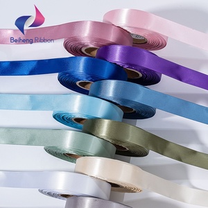 Nastri ecologici in tessuto di raso in poliestere riciclato da 16mm - Product Image 4