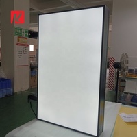 Kexian Boîte à lumière LED vierge personnalisée Boîte à lumière d'extérieur à logo double face Enseigne 3d Panneaux publicitaires en acrylique