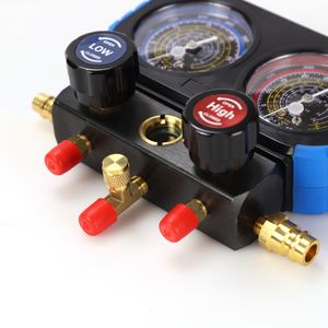 कई गुना गेज सेट चार्ज चार्ज नली दबाव गेज सेट डिजिटल दबाव नापने का यंत्र के साथ सेट - Product Image 3