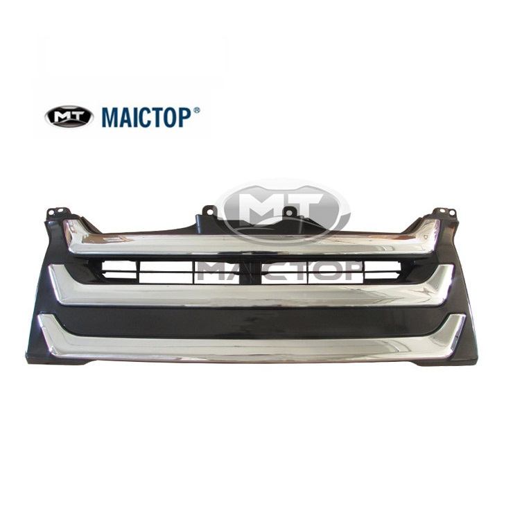 Узкий корпус, ширина 1695 мм, Передняя хромированная решетка для hiace 2014