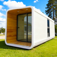 Maison conteneur moderne détachable Cabine Apple modulaire préfabriquée Maison conteneur Bureau Design nacelle pour petites maisons préfabriquées