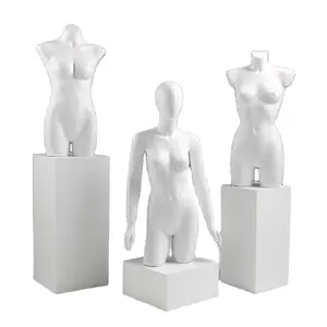 Modeschleppkleiderladen Damen-Modell mannequin für Kleidung Ausstellung weiß Kunststoff sexy Unterwäsche Oberteil des Torso weibliche Modell mannequin