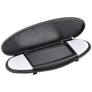 Pare-soleil BMW Mini R50 R56 avec miroir de courtoisie, couvercle en plastique, à clipser, miroir de maquillage pliable, beige, gris, noir - Product Image 1