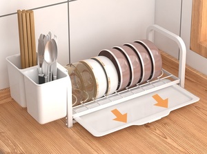 Escurridor de Platos Ajustable para Fregadero, con Escurridor de Utensilios de Cocina, Venta al por Mayor - Product Image 4