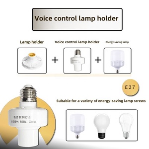 Nhà thông minh điều khiển không dây E27 vít đèn cơ sở điều khiển bằng giọng nói off-line cảm ứng ánh sáng bóng đèn chuyển đổi chủ - Product Image 4