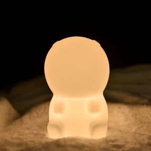 Lámpara de Noche LED Eléctrica para Dormitorio, Diseño de <span class=keywords><strong>Dinosaurio</strong></span>, Pequeña, Única, Cálida, Blanca, Portátil, para Mesita de Noche, Niños, USB, Juguetes, Regalo Novedoso - Product Image 3