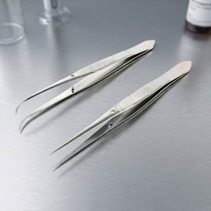 BK Industries Pince à éclats dentaires en acier inoxydable argenté, poignée moletée, instrument chirurgical manuel de classe I, 12 positions de mâchoires - Product Image 3