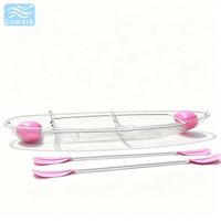 Sac flottant latéral pour siège de kayak Crystal, deux places, avec pagaie double, pour resort, fabriqué en Chine, Lumark Professional