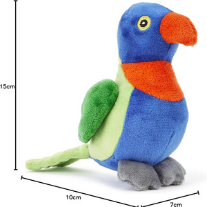 C034 Peluche de Pájaro Arcoíris para Niños, Juguete de Peluche Suave, Compañero Perfecto para Jugar, Peluche para Niños, Juguete de Peluche al por Mayor para Bebés - Product Image 3