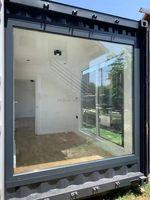 Casa Contenedor Expandible de Lujo de 20 y 40 pies, Prefabricada con Estructura de Acero Galvanizado, Casa Móvil Pequeña, Gimnasio, Oficina, Centro Comercial