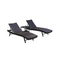 Chaise longue pliante en métal tressé, style minimaliste moderne, pour usage extérieur, villa, cour, piscine, plage, sources chaudes