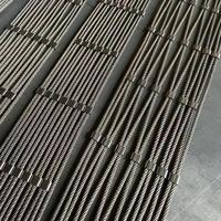 Grillage en fil d'acier inoxydable flexible à haute résistance pour volière, maille simple déployée, gabion, clôture en fil métallique avec service de découpe