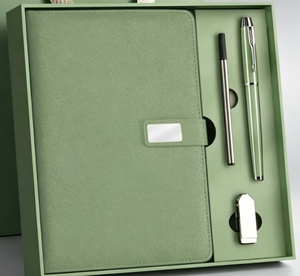 Wholesale Promotional Luxury Gifts Item Notebook A5 Leather Journal <b>Refillable</b> Luxury Diary Business Corporate Gift Set With <b>Pen</b> - Product Image 5