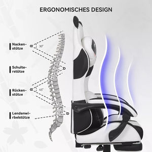 Chaise de jeu <span class=keywords><strong>Panda</strong></span> Design pour joueur de jeu, prix bas, fabricant direct, nouvelle chaise de course pour joueur de sport électronique - Product Image 4