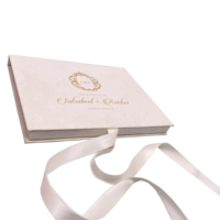 Boîtes Cadeaux en Velours Acrylique Premium pour Mariage, Invitations de Mariage, Boîtes d'Invitation, Impression de Cartes, Boîtes de Bienvenue pour Mariée et Demoiselles d'Honneur