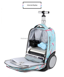 2025 Cartoon Sports Style Waterproof Oxford Trolley Backpack Business Travel <b>Luggage</b> with Storage Capacity - Product Image 2