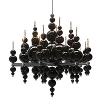 Lustre de gourde de luxe grand plafonnier suspendu long personnalisé luminaire décoratif traditionnel pour Villa hall d'hôtel salle à manger