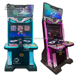 MAKER 6 Styles Usine Directe 32 LED Dragon Fist Armoire Vide <span class=keywords><strong>Jeu</strong></span> d'arcade Armoire de jeux à pièces Machine d'arcade classique - Product Image 3